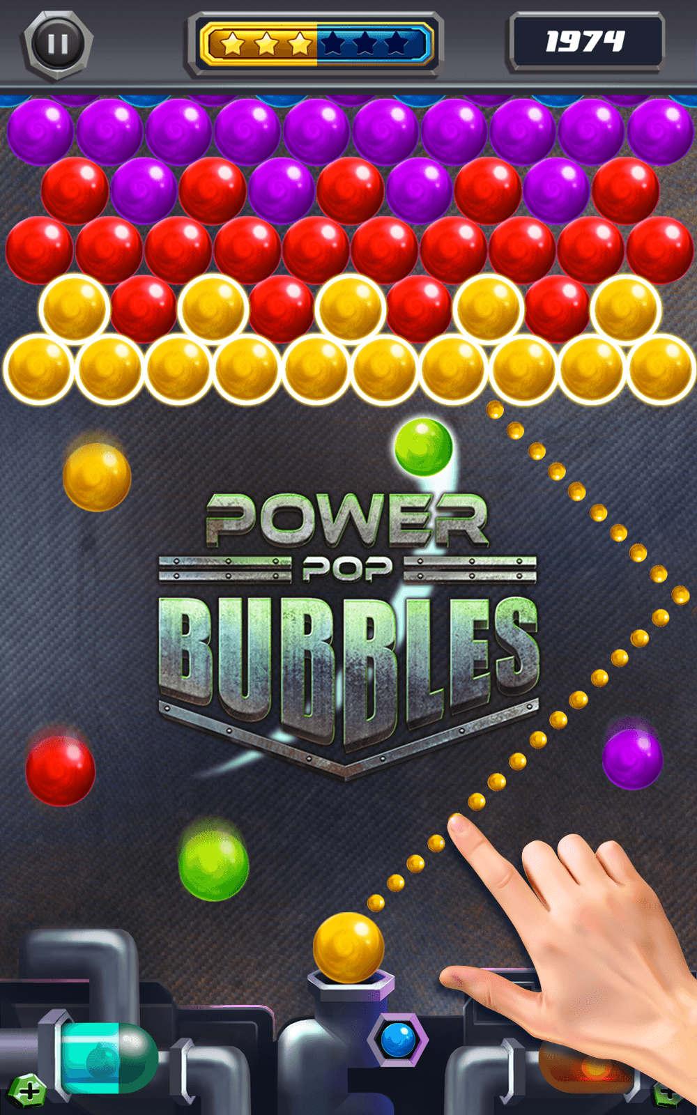 Power Pop Bubbles Game